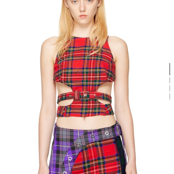 Rave Review wool plaid top - Picture 8 of 9
